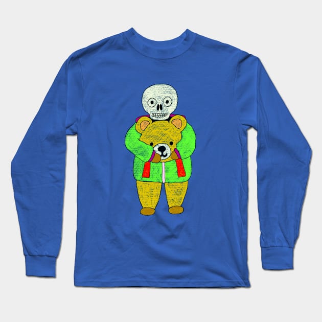 Reaping Bear Hugs Long Sleeve T-Shirt by kingkongmatsing